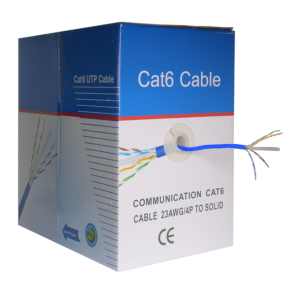 foot UTP CAT6 Cable (Blue) - CAT6-1000-BL