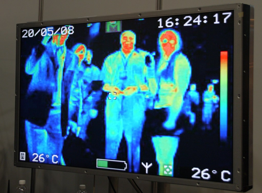 can thermal cameras see through walls