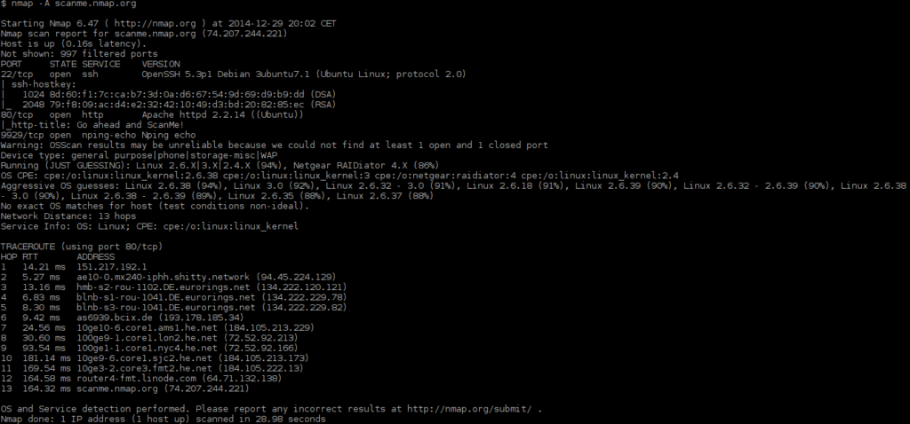 how to detect ip camera on network