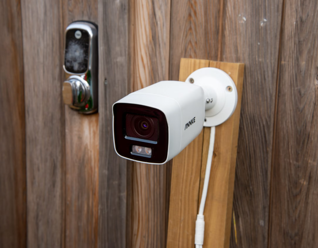 how to install wired security cameras